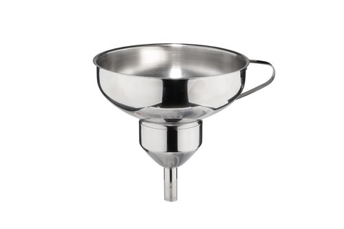 Karl Weis Marmeladentrichter-Set, Edelstahl, hochglanzpoliert, 14 x 14 x 14 cm, 2-teilig Image