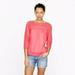 J. Crew Tops | J Crew Womens Coral Eyelet 100% Linen Peasant 3/4 Sleeve Top Size 4 | Color: Pink | Size: 4