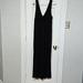J. Crew Dresses | Euc J.Crew V-Neck Sleeveless Maxi Dress In Black Size Medium | Color: Black | Size: M