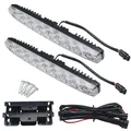 BOODLIED LED DRL di Giorno Corsa E Jogging Luce 9 LED 12V Auto Luce del Giorno di Colore Bianco Per Auto Della Luce di Nebbia di Lavoro di Guida Lampada Luminosa Eccellente