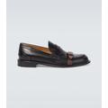 Animated Leather Penny Loafers