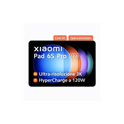 Xiaomi Pad 6S Pro Qualcomm Snapdragon 256 GB 31.5 cm (12.4") 8 Wi-Fi 7 (802.11be) Graphit, Grau