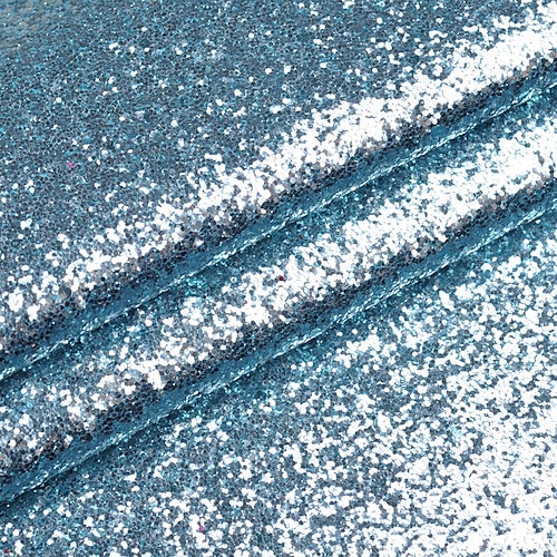 PU große Glitzer Gold Zwiebelpulverstoff hexagonal grober Sand Pailletten leuchtendes Pulver Kunstleder Glitzer Material 11,38m Weihnachtsgeschenk Image