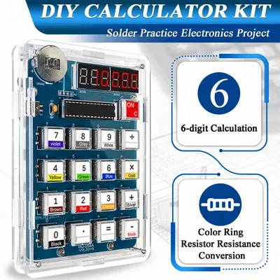 DIY Calculator Making Electronic Kit MCU Soldering Training Experiment Practice DIY Solder Project