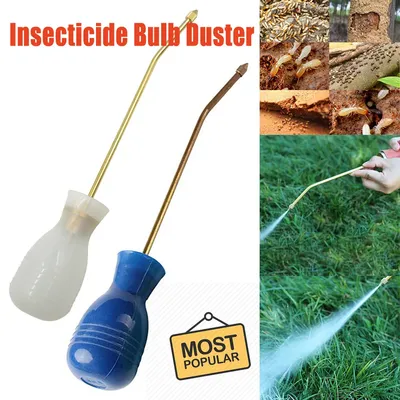 Bulb Shape Powder Dispenser Garden Termite Killer Repelling Diatoeous Gardening Duster Sprayer Pest