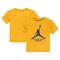 Toddler Jordan Brand Gold Golden State Warriors Essential Jumpman T-Shirt