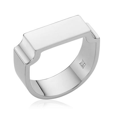 Sterling Silver Signature Wide Ring