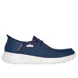 Skechers Men's Slip-ins: GO WALK Max The American Dream Slip-On Shoes | Size 9.5 | Navy | Textile/Synthetic