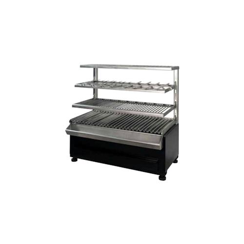 Holzkohlegrill 2 grillroste von 76x26 - 785x410x780 mm - 52990053 Eurast