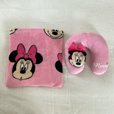 Disney Toys | Minnie Mouse Travel Pillow & Blanket | Color: Pink | Size: Osg