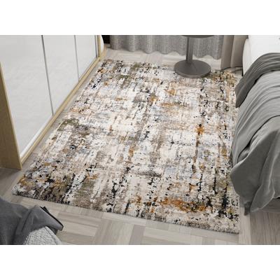 Teppich OCI DIE TEPPICHMARKE "CYRUS WALK", grün (creme, grün, gold), B:80cm H:20mm L:150cm, Polypropylen, Teppiche, Hochflor, maschinell gewebt, Perlglanz in der Oberfläche, Wohnzimmer Image