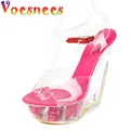 Sandali con tacco a zeppa donna Outdoor Home pantofole estive da donna scarpe da donna rosa scarpe