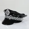 Berretto della polizia per adulti poliziotto uniforme puntelli ufficiale di polizia cappello