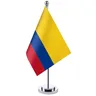 14x21cm Office Desk Flag Of Colombia Banner Boardroom Table Stand Pole The Colombian National Flag