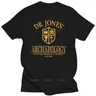 492 Dr. Jones archeologia Mens top Tee fashion T Shirt Funny 80s Movie Costume Party Indiana New