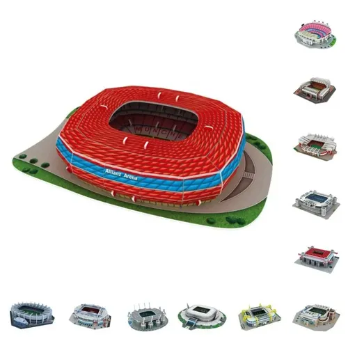 DIY Miniatur Fußballs tadien montieren Papier 3d Fußballs tadion Puzzle Prinz Park Stadion