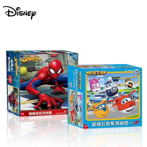 Disney 100 Stück Super Fliegen Puzzle Quadrat Boxed Papier Puzzle kinder Puzzle Puzzle Spielzeug