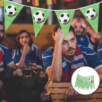 Dekor Fußball Thema Ammer Banner Geburtstags feier Dekoration Fußball Dekorationen Girlande