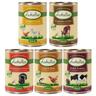 10 + 2 gratis! 12 x 400 g Lukullus Alimento Naturale per cani - Naturkost Mix 2: 6 x 400 g (5 gusti)