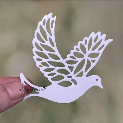 Peace dove bird Metal Cutting Dies Stencils For DIY Scrapbooking Decorative Embossing Handcraft Die