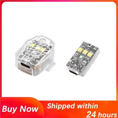 Drone Strobe Light for DJI Avata 2/Mini 3/4 Pro Mavic 3 Pro Night Flight Anti-collision10 Modes Blinking LED Flash Accessories