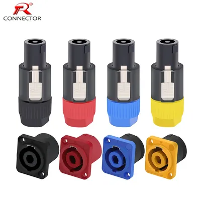 1set NL4FC Speak Connectors type 4 Pole Plug Male Speaker Audio connector