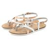 Zehentrenner VIVANCE, Damen, Gr. 41, rosa (rose), Obermaterial: 100% Rindsleder. Decksohle: 100% Rindsleder. Laufsohle: 100% Synthetik, metallic, mehrfarbig, casual, Schuhe, Sandale, Sandalette, Sommerschuh aus hochwertigem Leder