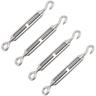 Tendeur De Cable, Ridoir M4, Tendeur Cable Inox, 4 PcsTendeur Cable Acier, Cable Tendeur, Tendeur