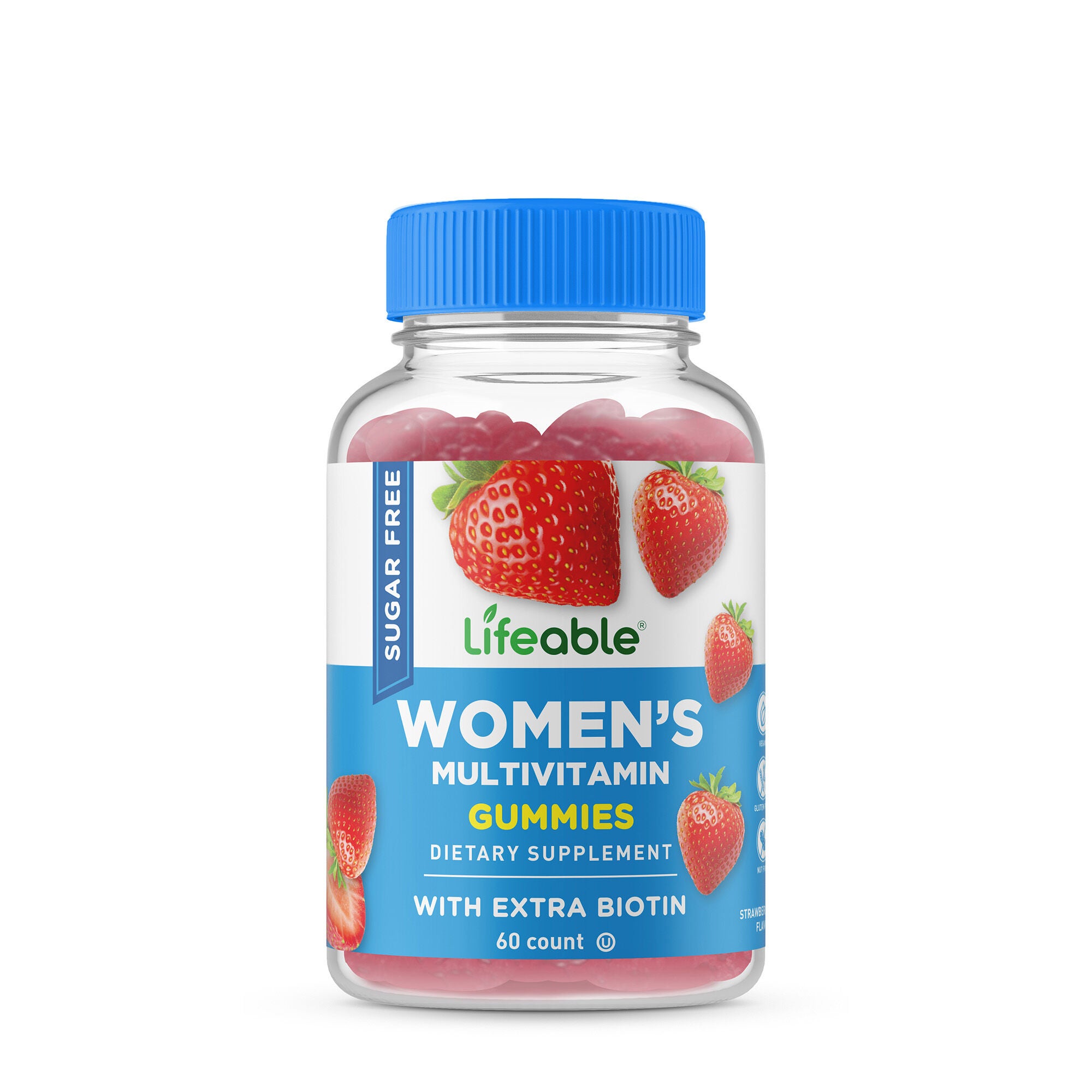 Sugar Free Women's Multivitamin Vegan - 60 Gummies (30 Servings)