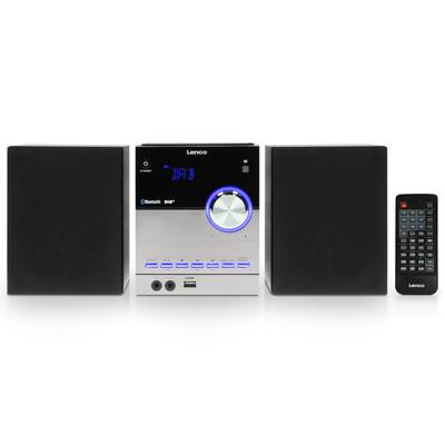 LENCO Microanlage "MC-150 Micro Stereoanlage mit DAB+, FM, CD, BT, USB" Radios schwarz