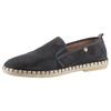Espadrille VERBENAS "Tom Pacific", Herren, Gr. 40, grau (dunkelgrau), Textil, Veloursleder, klassisch, Schuhe, Loafer, Slipper, Sommerschuh, Strandschuh mit Stretcheinsätze