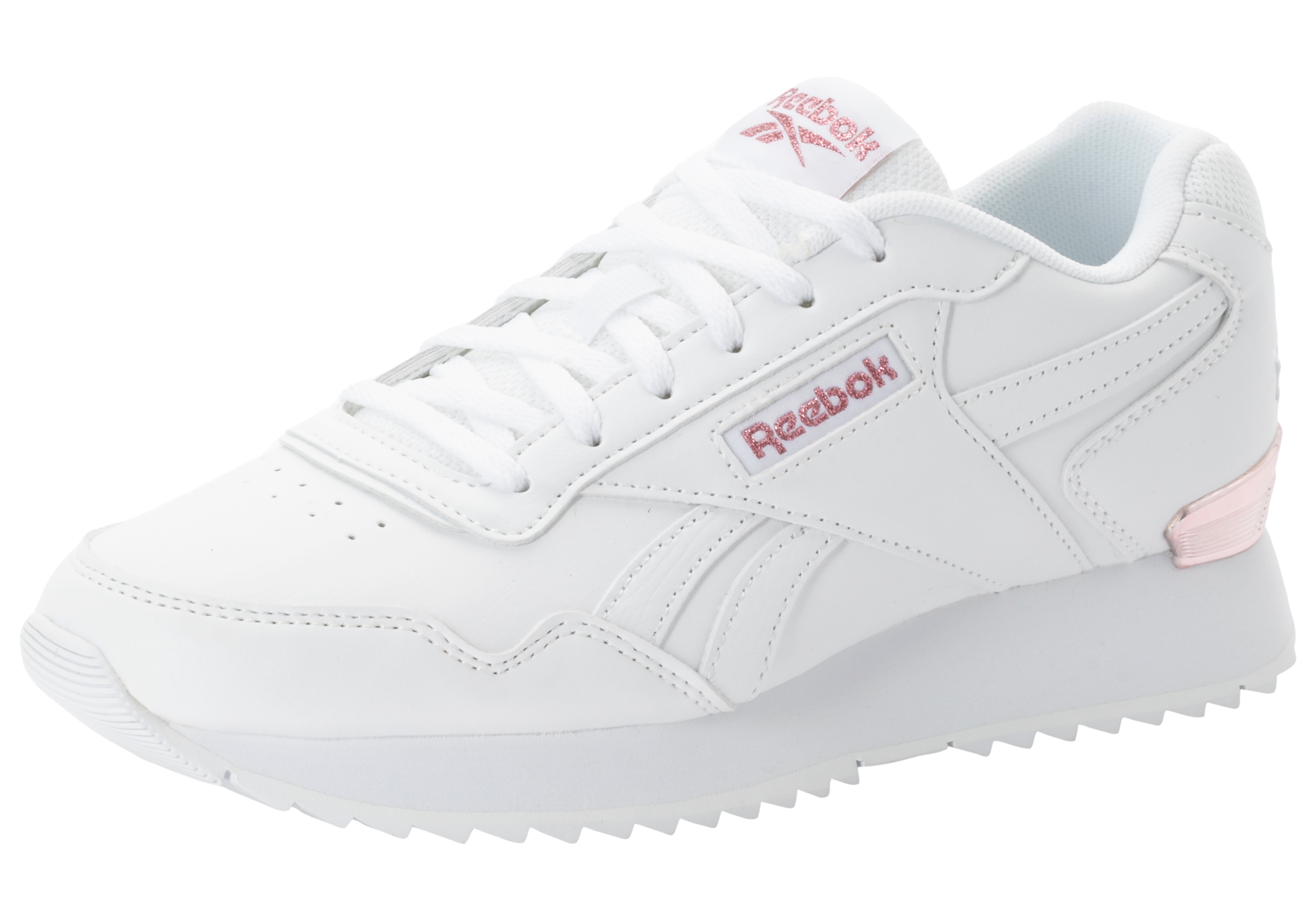 Sneaker REEBOK CLASSIC "REEBOK GLIDE RIPPLE CLIP", Damen, Gr. 37, weiß, Synthetik, Textil, Schuhe Sneaker