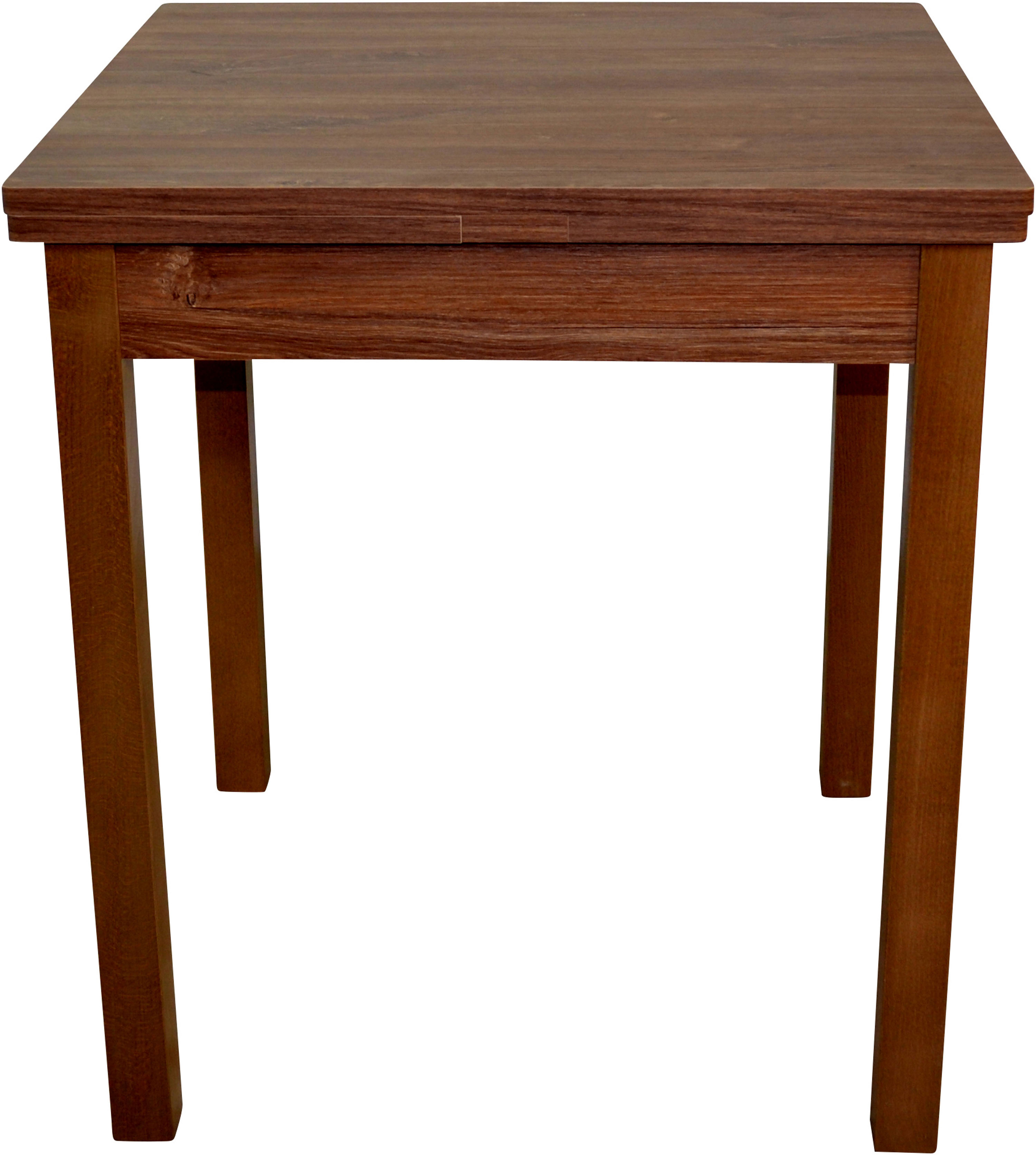 Esstisch, braun (nussbaum, nachbildung, nussbaum, nachbildung, nussbaum, nachbildung), H:75cm T:67cm, HOFMANN LIVING AND MORE, Tische, Esstisch, ausziehbar