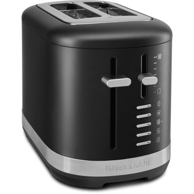 KITCHENAID Toaster "5KMT2109EAC matt schwarz", schwarz (matt schwarz), B:30,76cm H:21,15cm T:17,5cm, Toaster Image