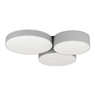 EGLO Deckenleuchte "BARBANO-Z", grau, B:56,50cm H:9,00cm L:60,50cm, Lampen, App und Sprachsteuerung Alexa, 60,5 x 56,5 x 9 cm, exkl. Fernbedienung Image