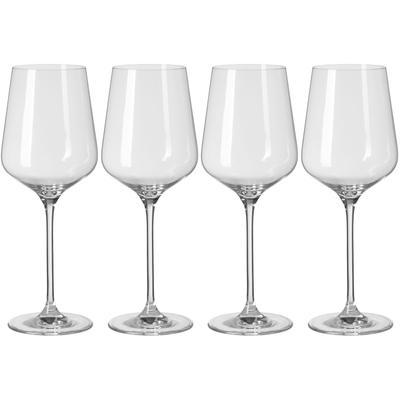 Weinglas FINK "PREMIO", transparent, H:27cm Ø:10cm, Glas, Trinkgefäße, Rotweinglas, 4er Set, transparent Image