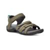 Sandale TEVA "W TIRRA", Gr. 37, grün (burnt olive), Textil, Synthetik, sportlich, Schuhe