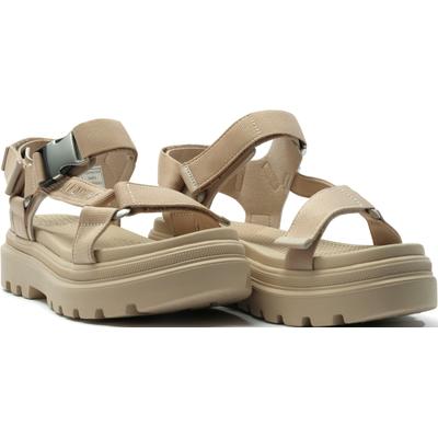 Sandale PALLADIUM "PALLACRUISE STRAP", Gr. 41, beige, Textil, Synthetik, sportlich, Schuhe