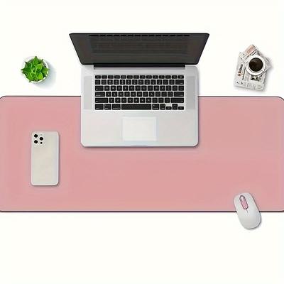 1pc Simple Mouse Pad 23.62*11.81 Inches Medium Mouse Pad Ordinary Color Office Desk Pad Non-slip Learning Desk Pad