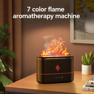 1pc 7 Colors Portable Usb Cool Mist Humidifier With Led Color Changing Lights And Aroma Diffuser