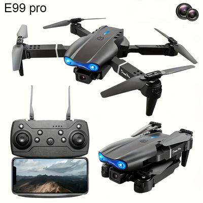 E99pro Drone With Sd Camera, One-key Takeoff And Landing, Altitude Hold, One-key 360Â° Stunt Rolling, Four-axis Aircraft, Entry-level Foldable Remote Control Uav Toy, Holiday Gift