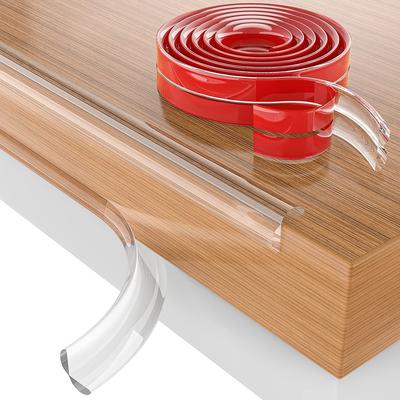 6.6ft Edge Protector Strip: Thickened Silicone Soft Corner Protectors With Pre-taped Strong Adhesive To Shield Sharp Corners Of Cabinets, Tables & Drawers