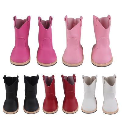 1 Pair Hot Selling 18 Inch Doll Winter Boots, Fash...