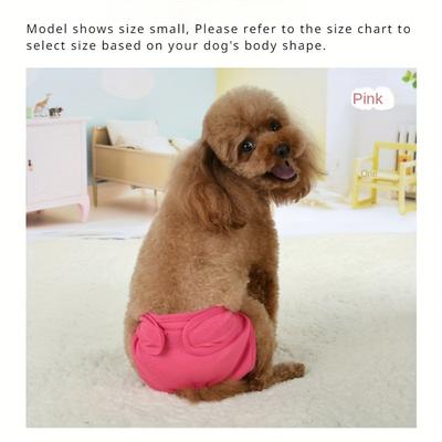 Washable Female Dog Diapers, Reusable Dog Diaper W...