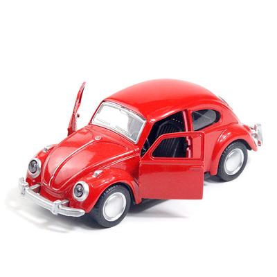 Alloy Toy Car Model, Classic Car Door Opening Pull Back Toy Car, Cake Decoration