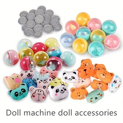 Children's Creative Toy Set Doll Accessories Small Mini Electric Crawl Doll Machine Clip Doll Twist Egg Game Machine Gift Toy (accessories Are Random Colors)