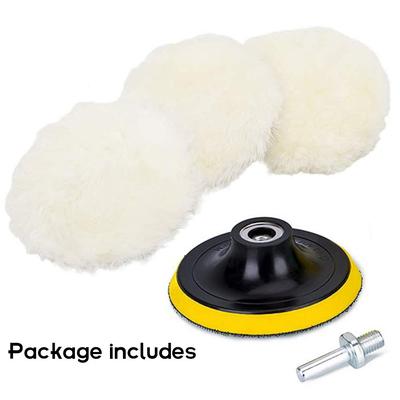5pcs/set (3pcs Wool Plate With Sucker And Lead Scr...