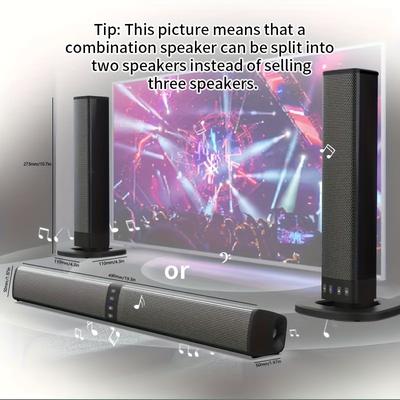 20w 3d Home Theater Stereo Surround Wireless Speaker - Perfect Gift For Any Occasion!