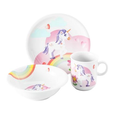 Seltmann Weiden Compact Mein kleines Einhorn Kindergeschirr Set bunt Image
