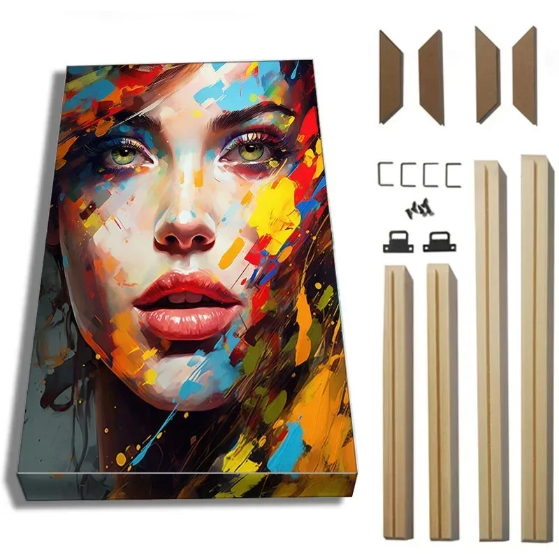 Dropshipping Holz Fotorahmen DIY Holz Malerei Rahmen für Fotos an der Wand, 50x70 60x80 CM, Zimmer Home Decor Bilderrahmen Image